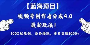 （9777期）2024蓝海项目视频号，最新方法， 100%过原创，条条爆款，单日变现1K+，…-秋鱼网创