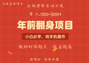 日入1000+ 娱乐项目 全国市场均有很大利润 长久稳定 新手当日变现-秋鱼网创