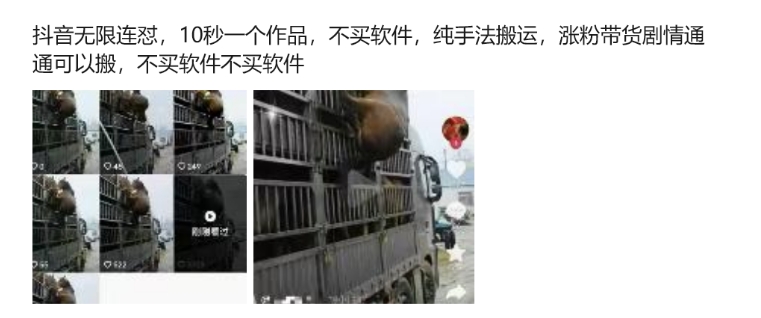 抖音无限连怼,10秒一个作品不买软件,纯手法搬运,涨粉带货剧情通通可以搬-秋鱼网创