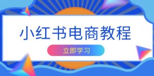 小红书电商教程，掌握帐号定位与内容创作技巧，打造爆款，实现商业变现-秋鱼网创