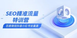 SEO精准流量特训营,百度微信抖音小红书全覆盖,带你搞懂搜索优化核心技巧-秋鱼网创