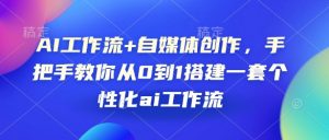 AI工作流+自媒体创作，手把手教你从0到1搭建一套个性化ai工作流-秋鱼网创
