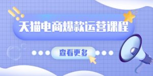 天猫电商爆款运营课程，爆款卖点提炼与流量实操，多套模型全面学习-秋鱼网创