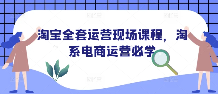 淘宝全套运营现场课程,淘系电商运营必学-秋鱼网创