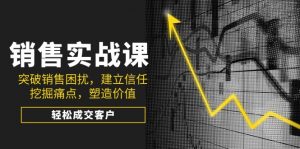销售实战课,突破销售困扰,建立信任,挖掘痛点,塑造价值,轻松成交客户-秋鱼网创