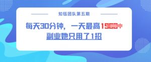 副业她只用了1招，每天30分钟，无脑二创，一天最高1.5k-秋鱼网创