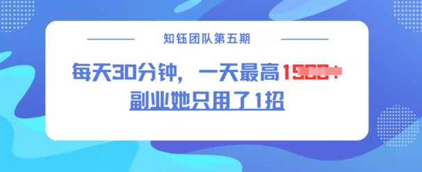 副业她只用了1招，每天30分钟，无脑二创，一天最高1.5k-秋鱼网创
