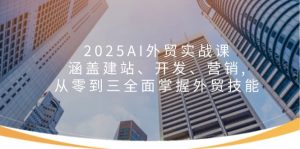 2025AI外贸实战课:涵盖建站、开发、营销, 从零到三全面掌握外贸技能-秋鱼网创