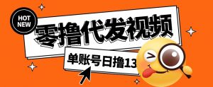 视频代发纯绿色项目，不用剪辑提供素材直接发布，0粉丝也能轻松日入50+-秋鱼网创
