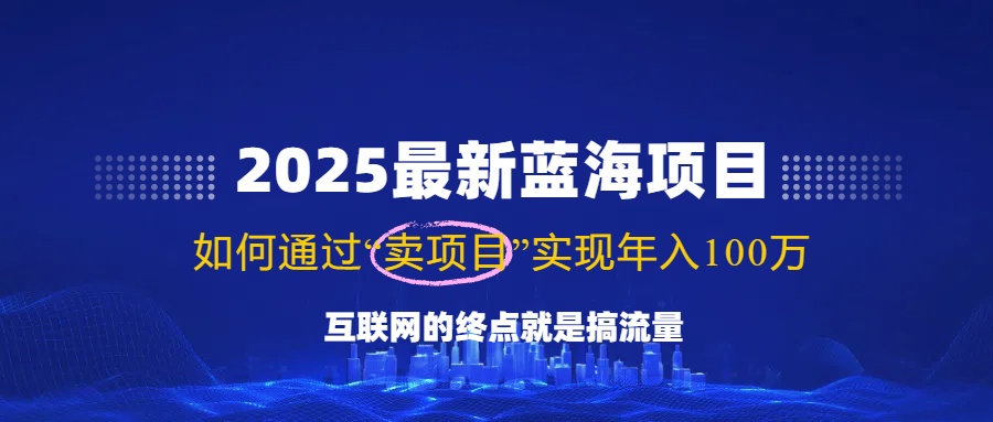 2025最新蓝海项目，零门槛轻松复制，月入10万+，新手也能操作！-秋鱼网创