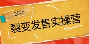 裂变发售实操营，全景解析裂变逻辑，打造动销新玩法，助力私域流量引爆-秋鱼网创