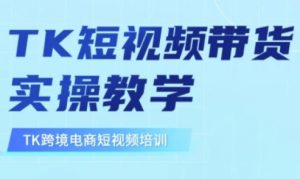 东南亚TikTok短视频带货，TK短视频带货实操教学-秋鱼网创