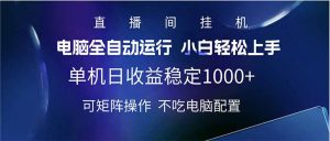 2025直播间最新玩法单机日入1000+ 全自动运行 可矩阵操作-秋鱼网创
