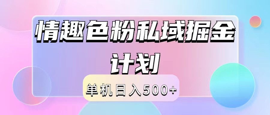 2024情趣色粉私域掘金天花板日入500+后端自动化掘金-秋鱼网创