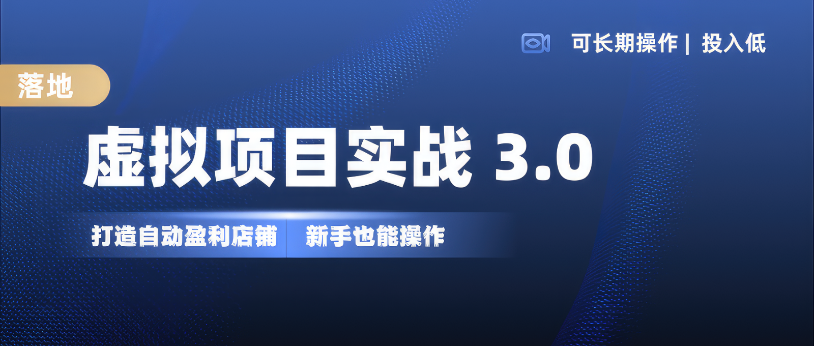 虚拟项目实操落地 3.0,新手轻松上手，单品月入1W+-秋鱼网创