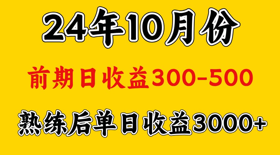 高手是怎么赚钱的.前期日收益500+熟练后日收益3000左右-秋鱼网创
