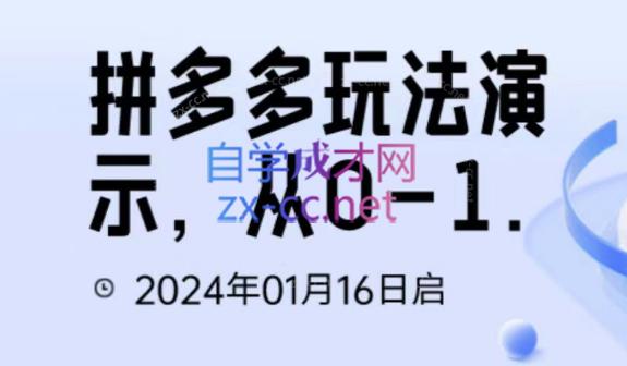 吴老师·拼多多从选品到截流到付费的玩法技巧-秋鱼网创