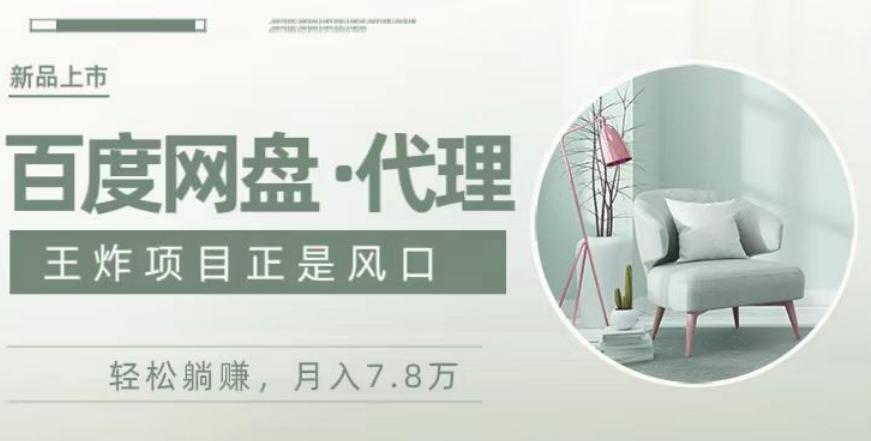 度盘代理，月入7w保姆级全方位教程-秋鱼网创