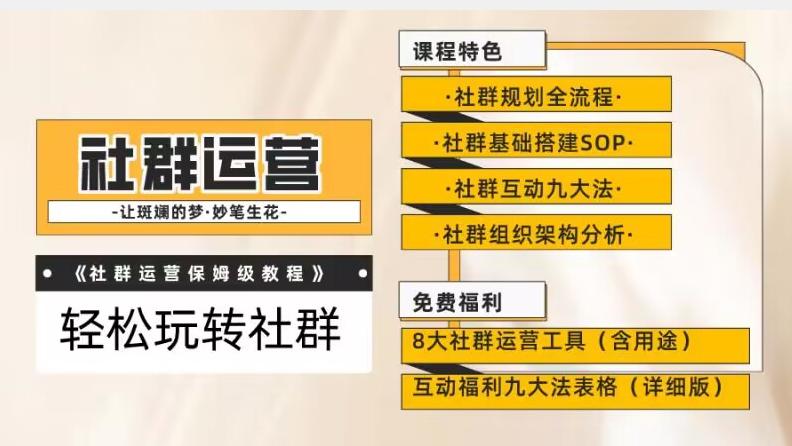 【社群运营】保姆式教程：九大互动法，八款社群运营工具助你轻松玩转社群【揭秘】-秋鱼网创