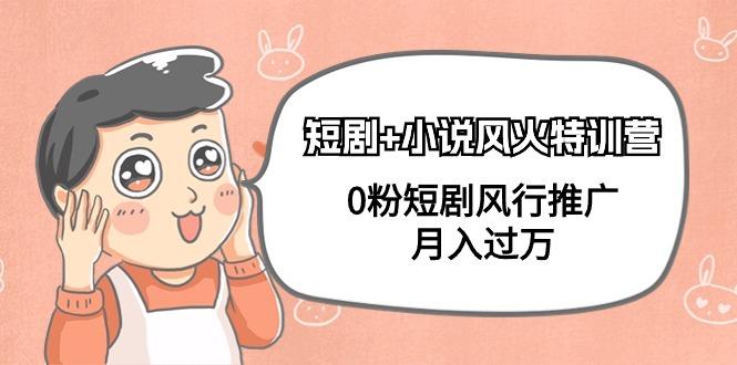 (9374期)短剧+小说风火特训营，0粉短剧风行推广，月入过万(102节课)-秋鱼网创
