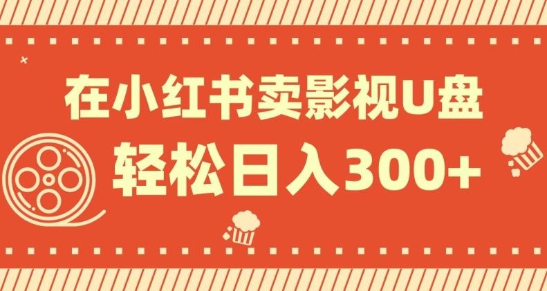 在小红书上卖影视U盘，轻松日入300+，操作简单，小白可轻松上手-秋鱼网创