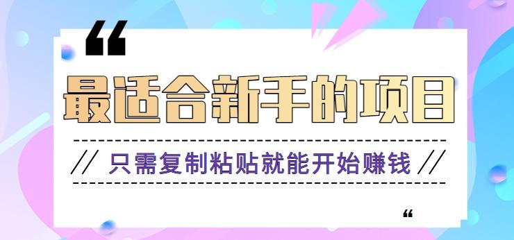 2024最适合新手操作的项目,新手小白只需复制粘贴就能开始赚钱【视频教程+软件】-秋鱼网创