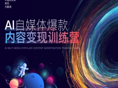 AI自媒体爆款内容变现训练营，20%底层逻辑，60%实操方法，20%案例拆解(即学即用)-秋鱼网创