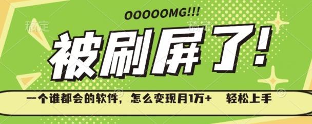 一个谁都会的软件，怎么变现月1万+轻松上手-秋鱼网创