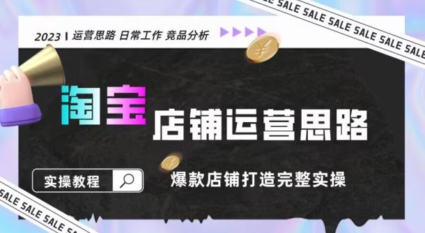 2023淘宝店铺运营全攻略：竞品分析，打造爆款店铺完整实操（附运营思维素材）-秋鱼网创