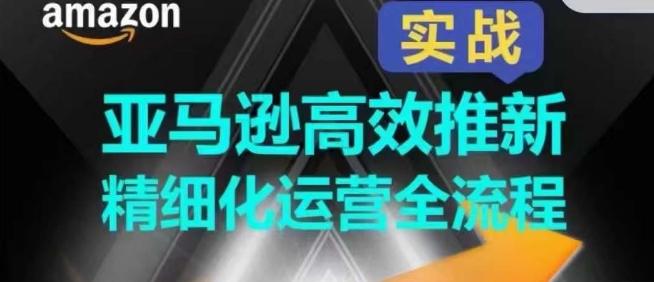 亚马逊高效推新精细化运营全流程，全方位、快速拉升产品排名和销量!-秋鱼网创