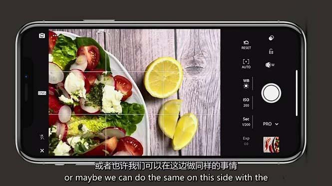 iPhone 美食摄影-掌握美食摄影造型-构图和编辑艺术-21节课-中英字幕-秋鱼网创
