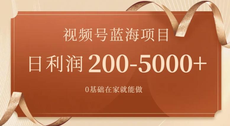 外边收费699视频号项目，最新玩法，简单好操作，一人可做，日四位数-秋鱼网创