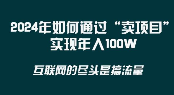 2024年 做项目不如‘卖项目’更快更直接！年入100万-秋鱼网创